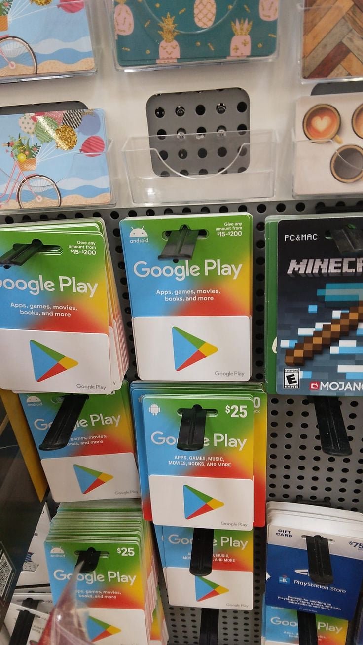 Google Play gift card reward example