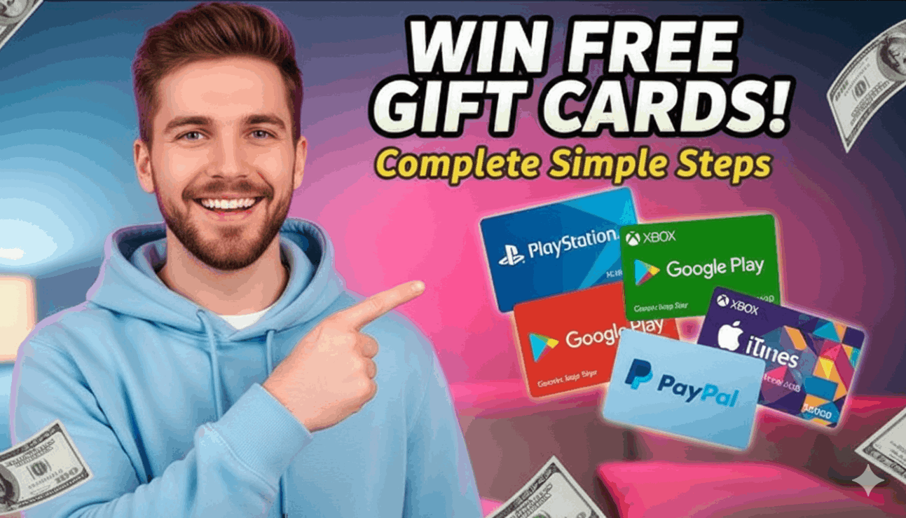 Amazon gift card reward example