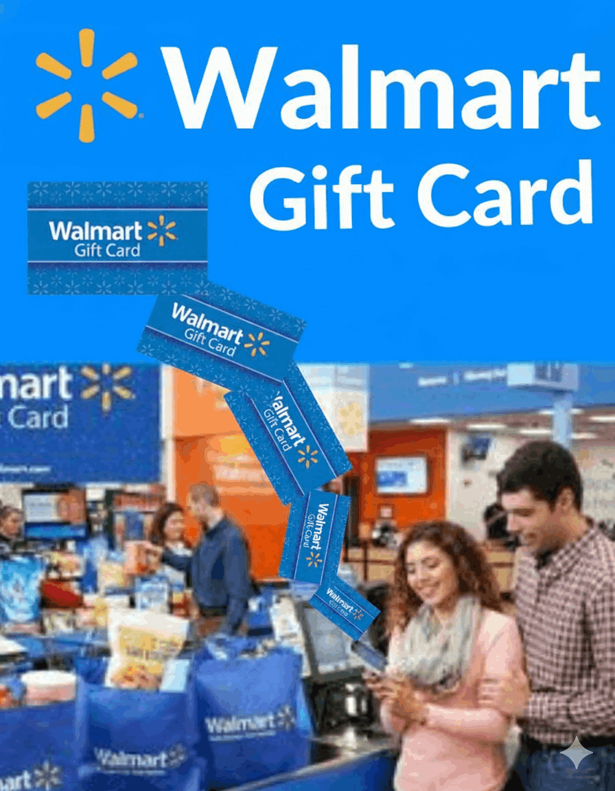 Walmart gift card reward example