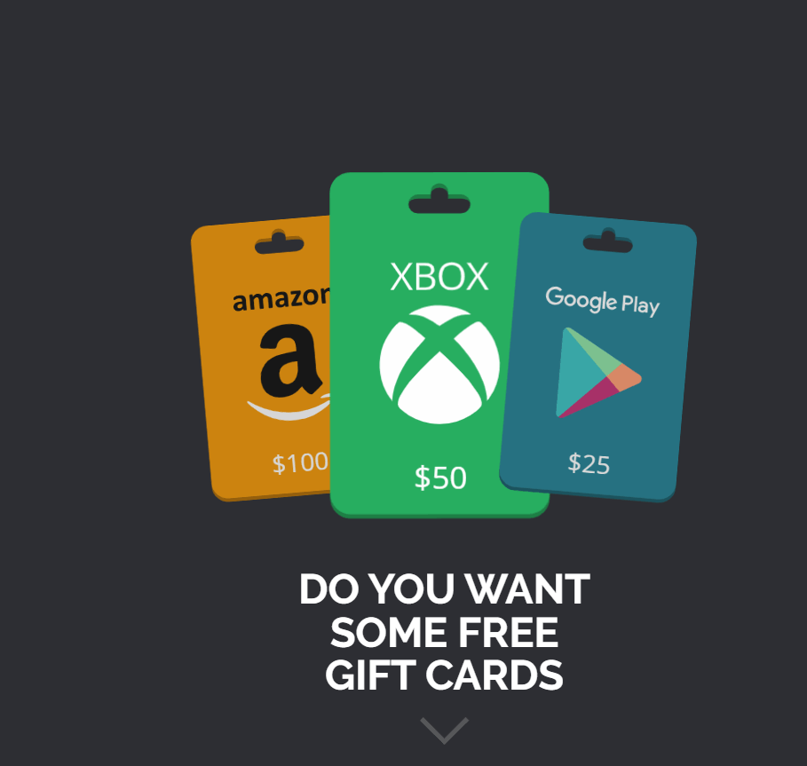 Google Play gift card reward example